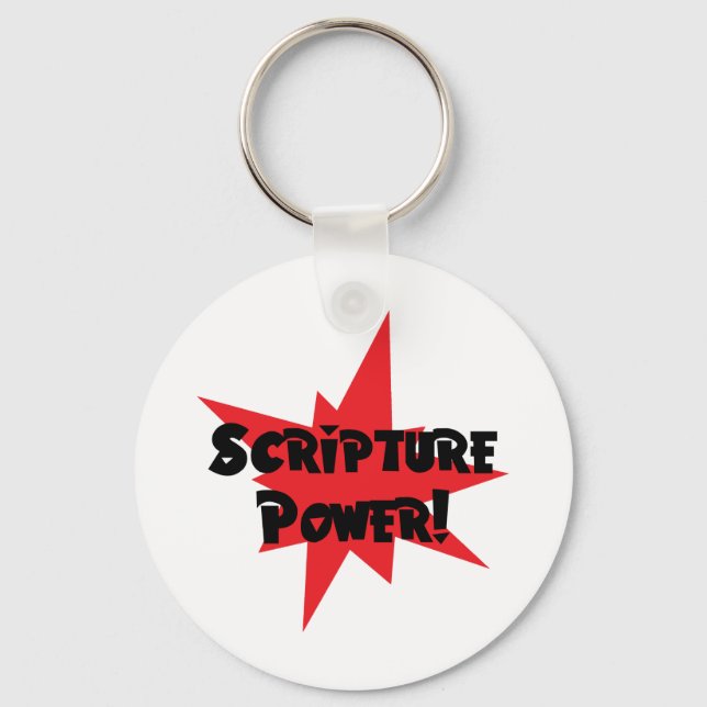 Scripture Power Key Ring (Front)