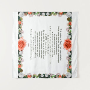 Scripture, Psalm 11, Botanic Tapestry