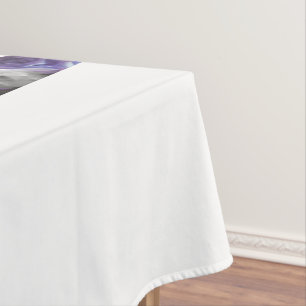 Scripture, Psalm 11, Purple Roses Tablecloth