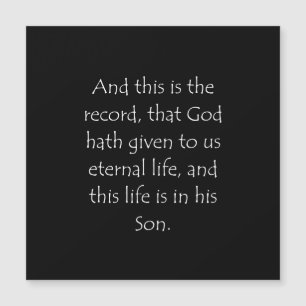 Scripture Quote 1 John 5 11