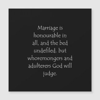 Scripture Quote Hebrews 13 4