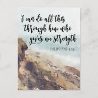 scripture quote notecard philippians