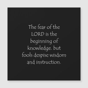 Scripture Quote Proverbs 1 7