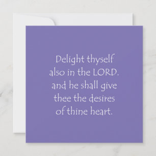Scripture Quote Psalms 37 4 Invitation