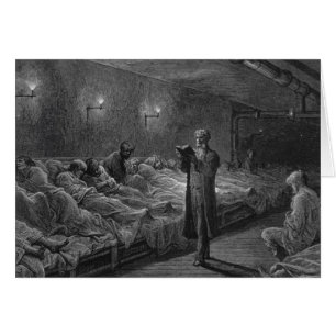 Scripture Reader in a Night Refuge