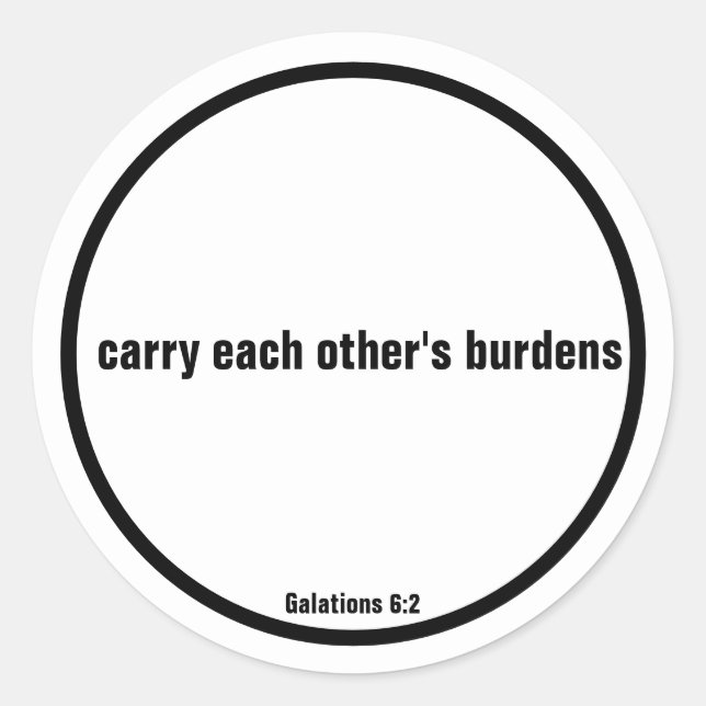 Scripture sticker (Front)