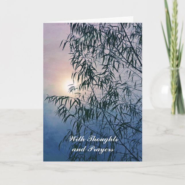 Scripture Sympathy Card Isaiah 26:3 (Front)