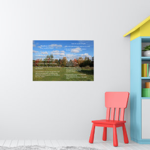 Scripture Template, Psalm 23, The Lord's Prayer Poster