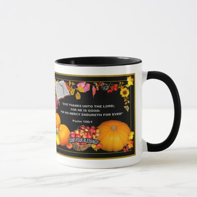 SCRIPTURE THANKSGIVING MUG (Right)