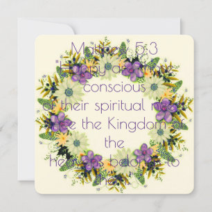 Scripture Verse Spiritual Matthew Kingdom