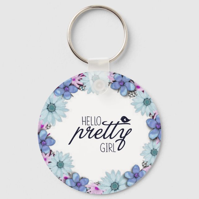 Scripture Verse Spiritual Message Kingdom Key Ring (Front)