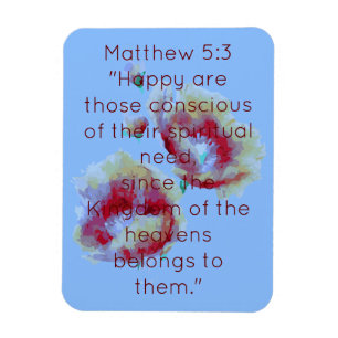 Scripture Verse Spiritual Message Kingdom Magnet