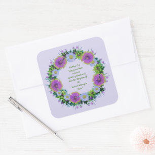 Scripture Verse Spiritual Message Kingdom Sticker