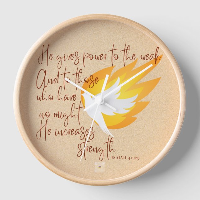 Scripture Wall Clock  (Front)