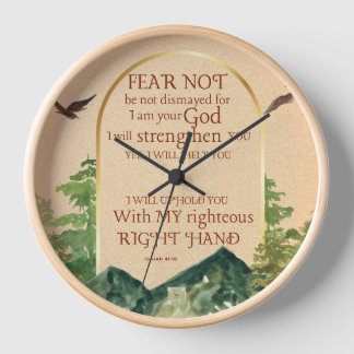 Scripture Wall Clock 