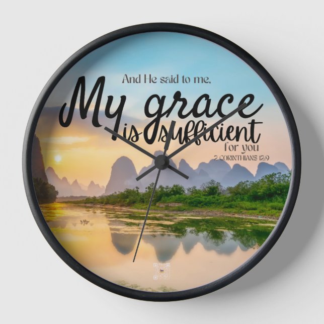 Scripture Wall Clock  (Front)