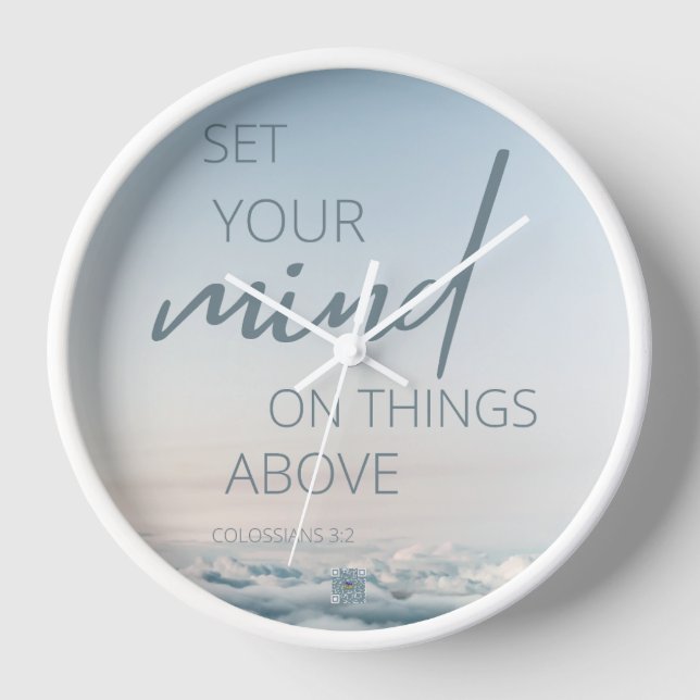 Scripture Wall Clock  (Front)