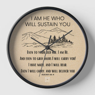 Scripture Wall Clock