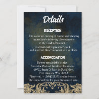 Scripture Wedding Details Card