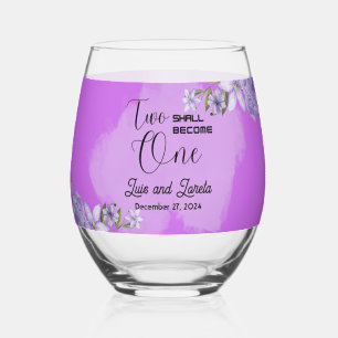 Scripture Wedding Glasses