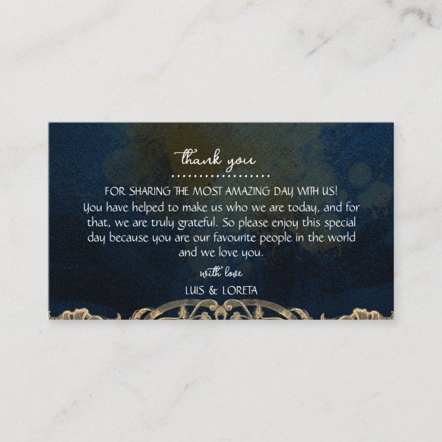 Scripture Wedding Place Card (Front)