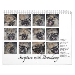 Scripture with Broadway, 2016 calendar