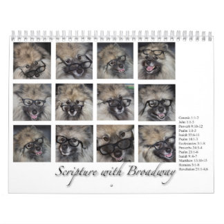 Scripture with Broadway, 2016 calendar