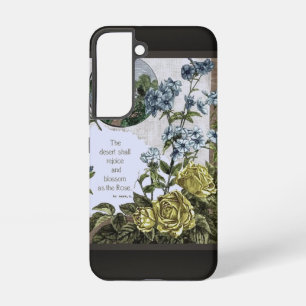 Scripture With Roses Samsung Galaxy Case