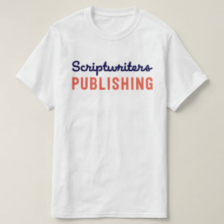 Scriptwriters Publishing Abbys Blue/Pale Orange T T-Shirt