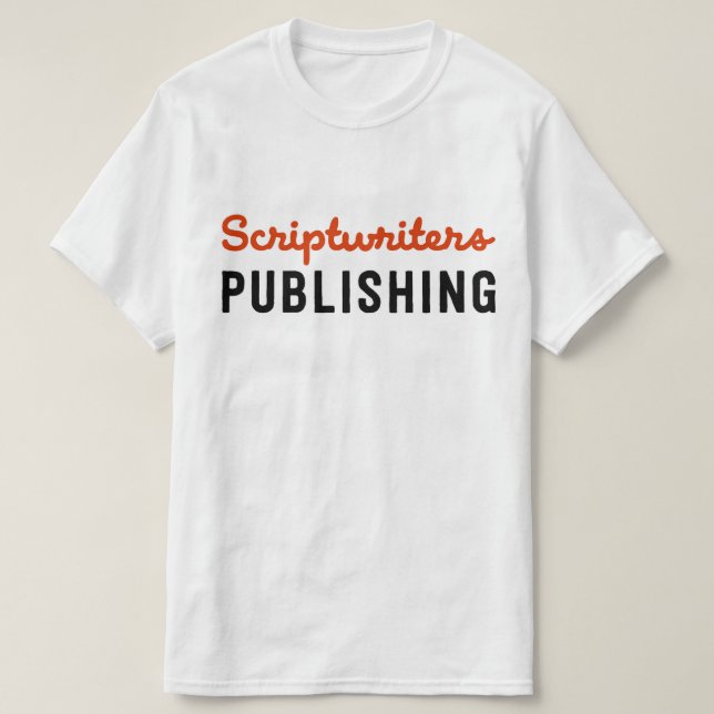 Scriptwriters Publishing Black/Red Tshirt (Design Front)