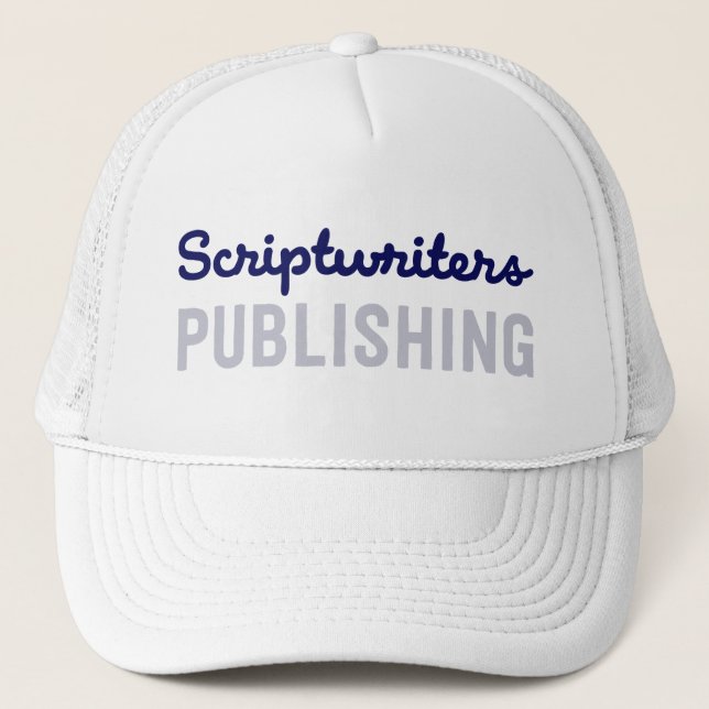 Scriptwriters Publishing Navy Blue/Grey Hats (Front)