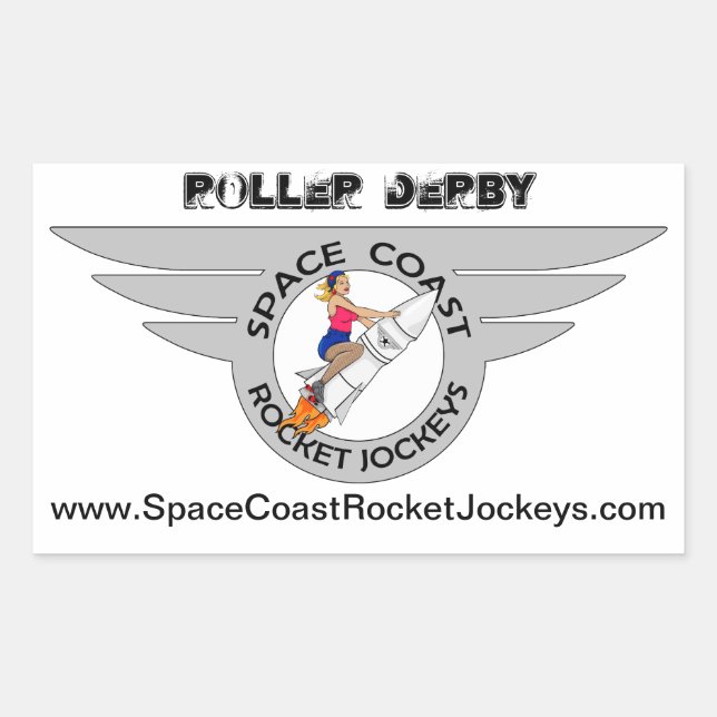 SCRJ Roller Derby Sticker (Front)
