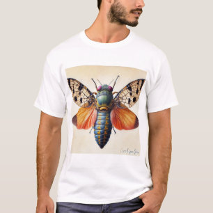 Scrobipalpa Insect 060924IREF219 - Watercolor T-Shirt