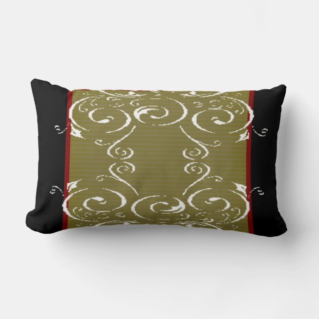 Scroll Design Lumbar Cushion (Front)