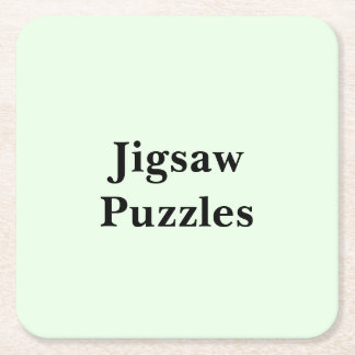 Scroll Down To See These Jigsaw Puzzles Square Paper Coaster