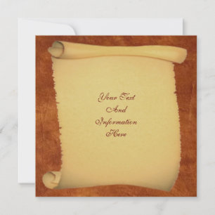 Scroll Invitation
