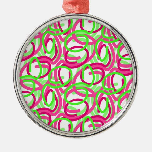 Scroll Metal Ornament (Front)
