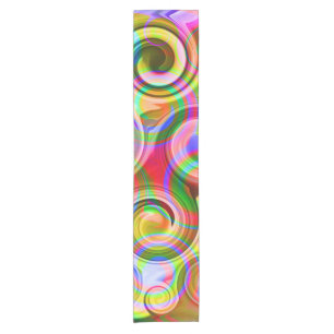 Scroll Pastel geometrical abstract Short Table Runner