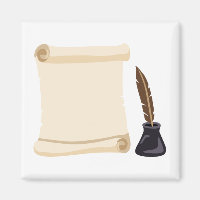 Scroll Quill & Ink