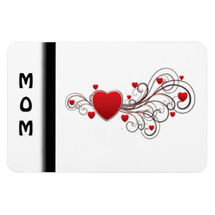 Scrolled Heart Magnet