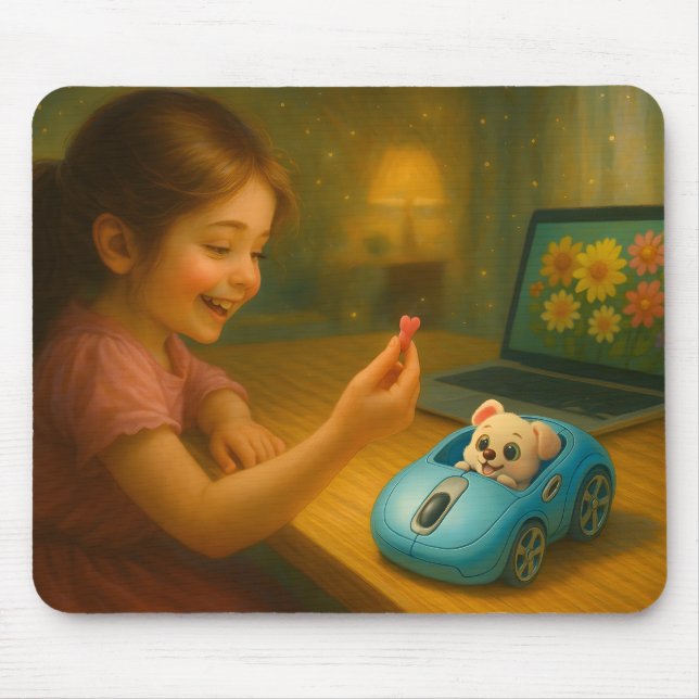 Scrolling Fairytale. Mouse Pad (Front)