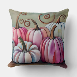 Scrolling Pumpkins  Cushion