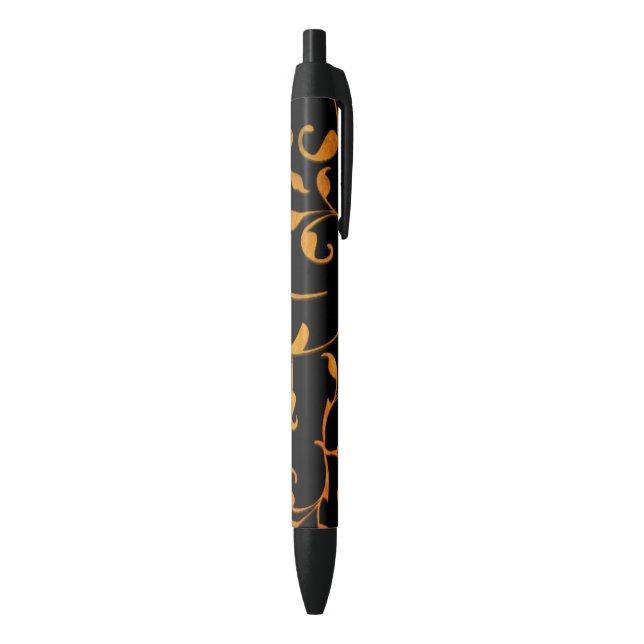 Scrolling Rust and Black Ink Pen (Bottom (Vertical))