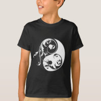 Scrolling Yin & Yang (black)