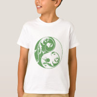 Scrolling Yin & Yang (green)
