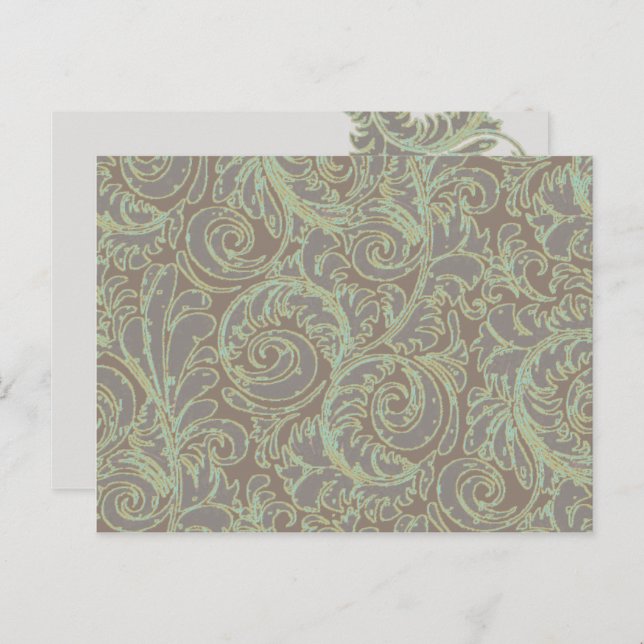 Scrolls № 6 Postcard Template (Front/Back)