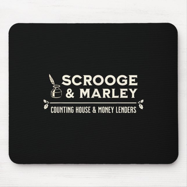Scrooge And Marley Counting House Ens  Mouse Pad (Front)