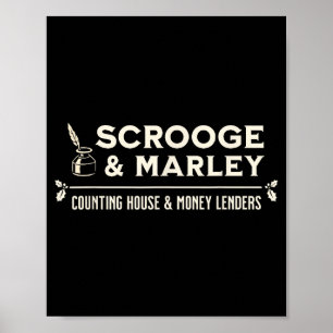 Scrooge And Marley Counting House Ens  Poster