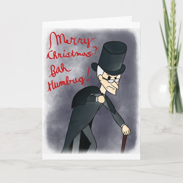 Scrooge and SweetHart - Folded Greeting Card (Front)
