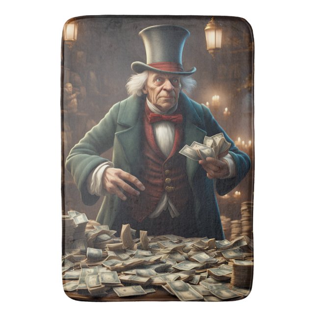 Scrooge Bath Mat (Front Vertical)